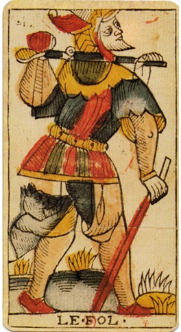 Datei:Jean Dodal Tarot trump Fool.jpg