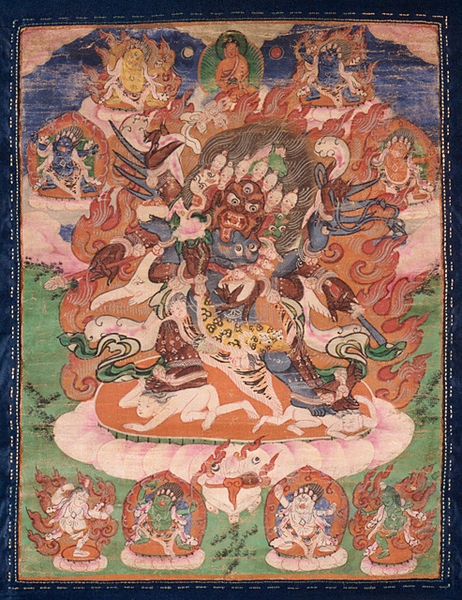 Datei:Garuda-Feathered Hayagriva and Consort LACMA AC1992.69.1.jpg