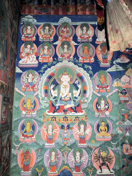 Datei:21 Avalokiteshvara mural (Bhutan).jpg