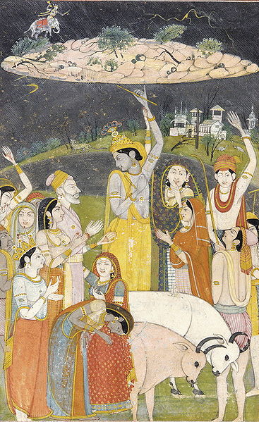 Datei:Krishna Holding Mount Govardhan.jpg