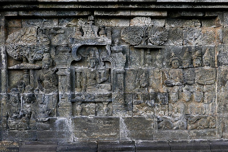 Datei:Sudhana visits the Royal Courtesan Vasumitra (28860888532).jpg