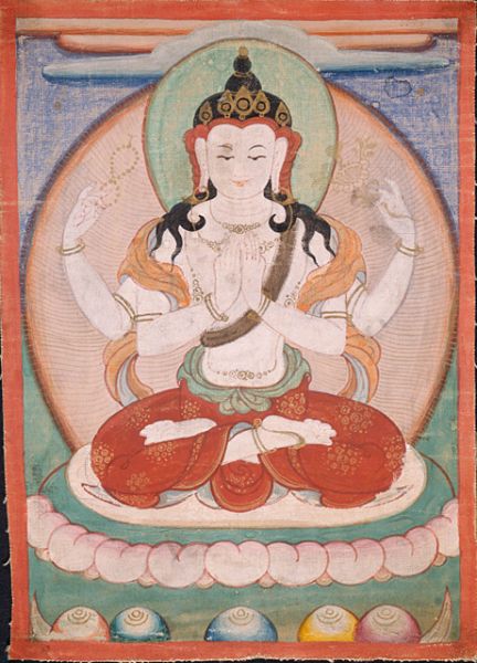 Datei:Bodhisattva Shadakshari Lokeshvara.jpg