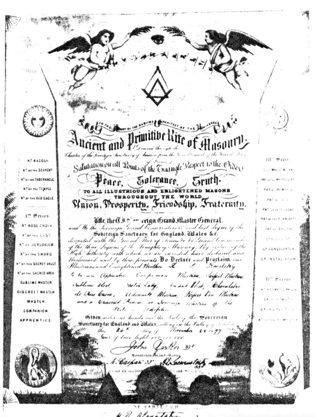 Datei:Blavatskys Freimaurer-Patent.png